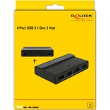 DeLOCK 64053, Hub USB Noir