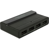 DeLOCK Hub externe USB 3.2 Gen 2 4 ports 10Gbps, Hub USB Noir