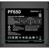DeepCool PF650, alimentation  650 watt Noir, 2x PCIe, 2x PCIe