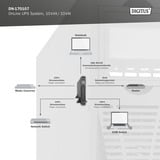 Digitus DN-170107 OnLine 10 kVA/10 kW, UPS Noir