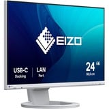 EIZO FlexScan EV2490-WT 24" Moniteur Blanc, 1x DisplayPort, 1x HDMI, 2x USB-C, 3x USB-A, 1x RJ-45