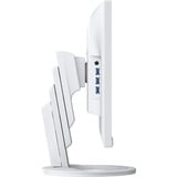 EIZO FlexScan EV2490-WT 24" Moniteur Blanc, 1x DisplayPort, 1x HDMI, 2x USB-C, 3x USB-A, 1x RJ-45