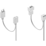 Fractal Design Aspect 14 RGB PWM White Frame ventilateur de boîtier Blanc, 140 x 140 x 25 mm