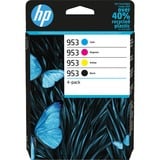 HP Nr. 953, Encre 6ZC69AE, 4-pack (Noir, Cyan, Magenta, Jaune)