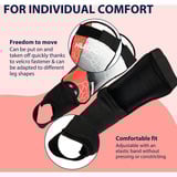 HUDORA Protège-tibias avec protection de la cheville, Accessoires Rouge