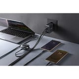 Intenso Adaptateur secteur GaN + câble, Chargeur Noir