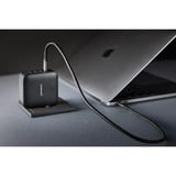 Intenso Adaptateur secteur GaN + câble chargeur Noir, 3x USB-C, 1x USB-A