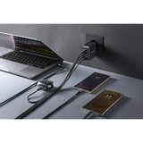 Intenso Adaptateur secteur GaN + câble chargeur Noir, 3x USB-C, 1x USB-A