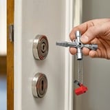 KNIPEX Clé universelle Profi-Key, Clés mixtes à cliquet pour systèmes standards de fermeture