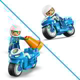 LEGO DUPLO Town Moto de police bleue, Jouets de construction 