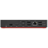 Lenovo Station d'accueil USB-C ThinkPad 40AS reconditionnée Noir