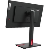 Lenovo ThinkVision T22i-30 Moniteur 21.5" Noir, 1x DisplayPort, 1x HDMI, 1x VGA, 4x USB-A, 54,6 cm (21.5"), 1920 x 1080 pixels, Full HD, LED, 6 ms, Noir