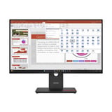 Lenovo ThinkVision T27-40 Moniteur 27" Noir, 1x DisplayPort, 1x HDMI, 1x VGA, 1x USB-C, 3x USB-A, 120 Hz, 68,6 cm (27"), 1920 x 1080 pixels, Full HD, LED, 6 ms, Noir