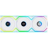 Lian Li UNI FAN SL120 LCD Wireless Reverse Blade ventilateurs de boîtier RGB  Blanc, 3 pièces, 120 x 124.5 x 28 mm, PWM