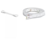 Philips Hue White & Color Ambiance Lightstrip Plus extension V4 1 mètre, Bande LED Blanc