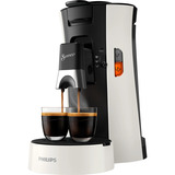 Philips Senseo CSA230/01 machine à café Entièrement automatique Cafetière 0,9 L, Padmaschine Blanc/Noir, Cafetière, 0,9 L, Dosette de café, 1450 W, Noir, Blanc