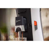 Philips Senseo CSA230/01 machine à café Entièrement automatique Cafetière 0,9 L, Padmaschine Blanc/Noir, Cafetière, 0,9 L, Dosette de café, 1450 W, Noir, Blanc