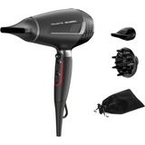 Rowenta K/Pro Stylist CV888L sèche-cheveux 2200 W Noir, Chrome Kératine et brillance, Secteur, Noir, Chrome, Orifice de suspension, 1,8 m, Chine