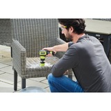 Ryobi Mini brosse de nettoyage rechargeable RSCR4-0, 4 Volt Vert/gris