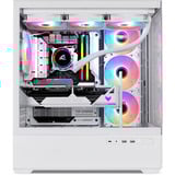 Sharkoon AK6 RGB boîtier midi tower Blanc | 2x USB-A | 1x USB-C | RGB | Window