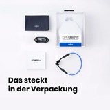 Shokz OpenMove Casques Sans fil Crochets auriculaires Appels/Musique USB Type-C Bluetooth Bleu  technologie conduction osseuse Bleu/Noir, Sans fil, Appels/Musique, 20 - 20000 Hz, 29 g, Casques, Bleu