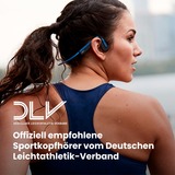 Shokz OpenMove Casques Sans fil Crochets auriculaires Appels/Musique USB Type-C Bluetooth Bleu  technologie conduction osseuse Bleu/Noir, Sans fil, Appels/Musique, 20 - 20000 Hz, 29 g, Casques, Bleu