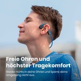 Shokz OpenMove Casques Sans fil Crochets auriculaires Appels/Musique USB Type-C Bluetooth Bleu  technologie conduction osseuse Bleu/Noir, Sans fil, Appels/Musique, 20 - 20000 Hz, 29 g, Casques, Bleu