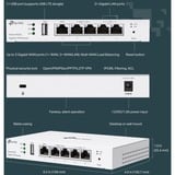 TP-Link Festa FR205 Routeur connecté 10 Gigabit Ethernet, 100 Gigabit Ethernet, Gigabit Ethernet Blanc Ethernet WAN, 10 Gigabit Ethernet, 100 Gigabit Ethernet, Gigabit Ethernet, Blanc