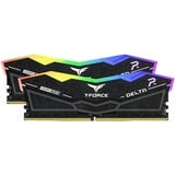 Team Group T-FORCE DELTA RGB module de mémoire 32 Go 2 x 16 Go DDR5 5600 MHz, Mémoire vive Noir, 32 Go, 2 x 16 Go, DDR5, 5600 MHz, 288-pin DIMM