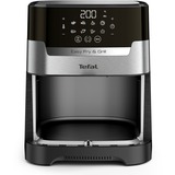 Tefal Easy Fry & Grill EY505D15 friteuse Unique 4,2 L Autonome 1550 W Friteuse d’air chaud Acier inoxydable, Friteuse à air chaud Acier inoxydable/Noir, Friteuse d’air chaud, 4,2 L, 80 °C, 200 °C, 6 personne(s), 60 min