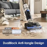 Tineco FLOOR ONE S6 Stretch Steam Plus, Aspirateur sec/humide Blanc