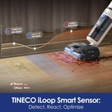 Tineco FLOOR ONE S6 Stretch Steam Plus, Aspirateur sec/humide Blanc