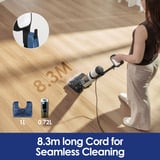 Tineco FLOOR ONE S6 Stretch Steam Plus, Aspirateur sec/humide Blanc