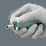 Wera Set d'embouts 838 RA S/4 Christmas 2025, avec fonction cliquet, Set d'embouts de vissage Noir/Vert