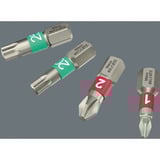 Wera Set d'embouts 838 RA S/4 Christmas 2025, avec fonction cliquet, Set d'embouts de vissage Noir/Vert