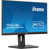 iiyama ProLite XUB2491H-B1 écran plat de PC 60,5 cm (23.8") 1920 x 1080 pixels Full HD LED Noir Moniteur  Noir (Mat), 60,5 cm (23.8"), 1920 x 1080 pixels, Full HD, LED, 0,5 ms, Noir