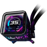 ASRock Phantom Gaming 360 LCD, Watercooling Noir