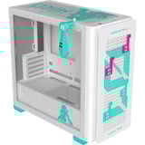 ASUS A23 Hatsune Miku Edition boîtier midi tower Blanc/Menthe | 2x USB-A | 1x USB-C | Window