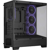 ASUS  boîtier midi tower Noir | 2x USB-A | 1x USB-C | RGB | Verre Trempé