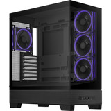 ASUS  boîtier midi tower Noir | 2x USB-A | 1x USB-C | RGB | Verre Trempé