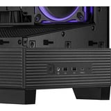 ASUS  boîtier midi tower Noir | 2x USB-A | 1x USB-C | RGB | Verre Trempé
