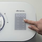 Ariete Machine à glace Gran Gelato 4en1, Sorbetière Blanc/Argent