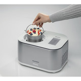 Ariete Machine à glace Gran Gelato 4en1, Sorbetière Blanc/Argent