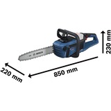 Bosch GKE 18V-40 Professional Noir, Bleu, Rouge, Scie à chaîne Bleu, 1,1 mm, 12,4 m/s, 76,2 / 8 mm (3 / 8"), Noir, Bleu, Rouge, Batterie, 18 V