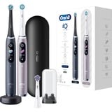 Braun iO 9 Adulte Brosse à dents rotative Noir, Rose, Brosse a dents electrique Noir/rosé, Adulte, Brosse à dents rotative, Soin quotidien, Soins des gencives, Intense, Sensible, Super sensitive, Tongue care, Blanchiment, Noir, Rose, 2 min, Black Lava, Rose Quartz