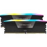 Corsair 32 Go DDR5-6000 Kit, Mémoire vive Noir, CMH32GX5M2E6000C36, Vengeance RGB, XMP