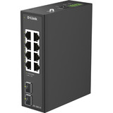 D-Link DIS-100G-10 commutateur réseau Non-géré L2 Gigabit Ethernet (10/100/1000) DIN rail Noir, Switch Non-géré, L2, Gigabit Ethernet (10/100/1000), DIN rail