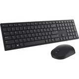 Dell KM5221W clavier Souris incluse RF sans fil QWERTZ Allemand Noir, set de bureau Noir, Layout DE, Taille réelle (100 %), RF sans fil, QWERTZ, Noir, Souris incluse