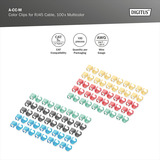 Digitus A-CC-M, Serre-câble Multicolore