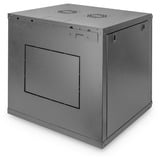 Digitus Boîtier mural de série Dynamic Basic -600 x 450 mm (lxp), Armoire informatique Noir, Rack monté sur le mur, 12U, 60 kg, Verrouillage des touches, 29 kg, Noir